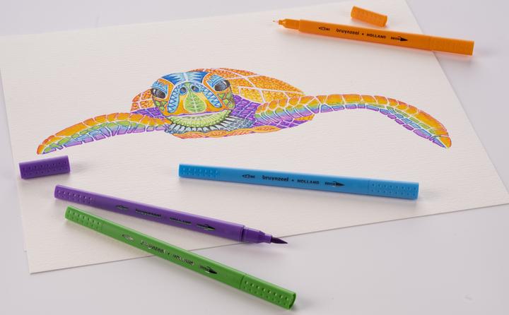 Produktbild Bruynzeel Fineliner Pinselstifte (12x)