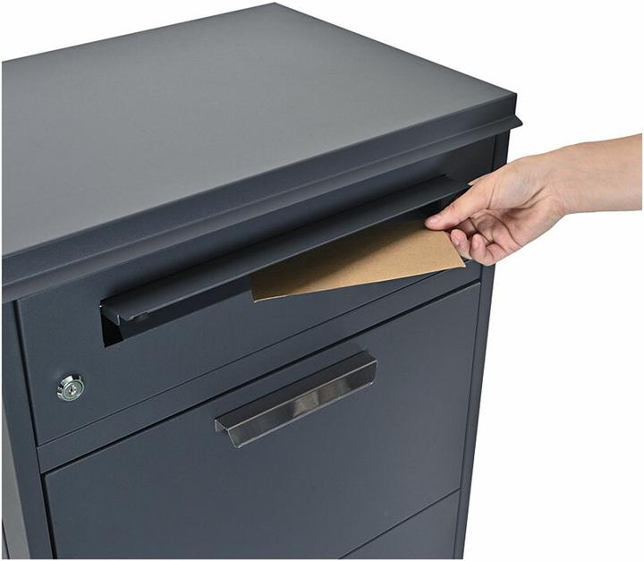 Image du produit Holmberg Boîte aux lettres pour colis 50x38x112cm anthracite