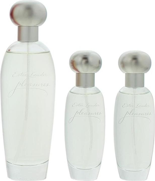 Immagine prodotto Estée Lauder Set regalo 3 pezzi Pleasures: Eau de Parfum 100ml - Eau de Parfum 30ml (Set di profumi)
