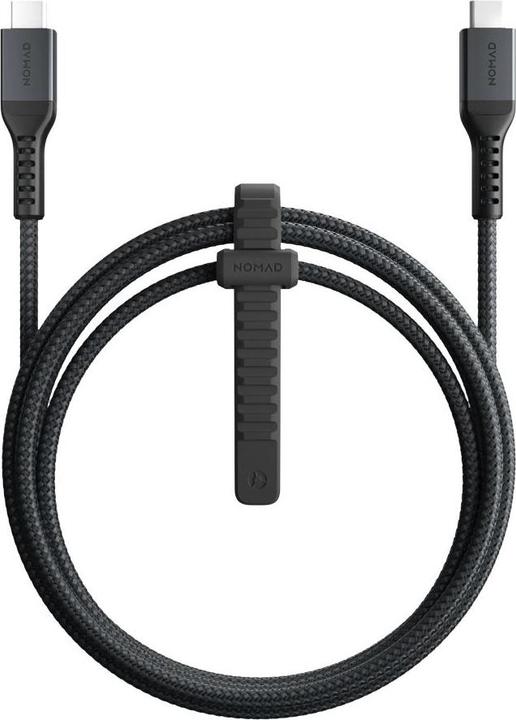 Nomad Kevlar-Kabel USB-C zu USB-C 1,5 m Carbid (1.50 m, USB 2.0, 240 W)