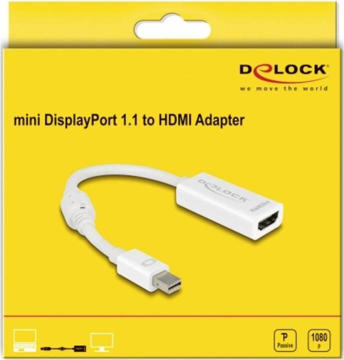 Produktbild Delock Mini-DisplayPort zu (HDMI, 12 cm)