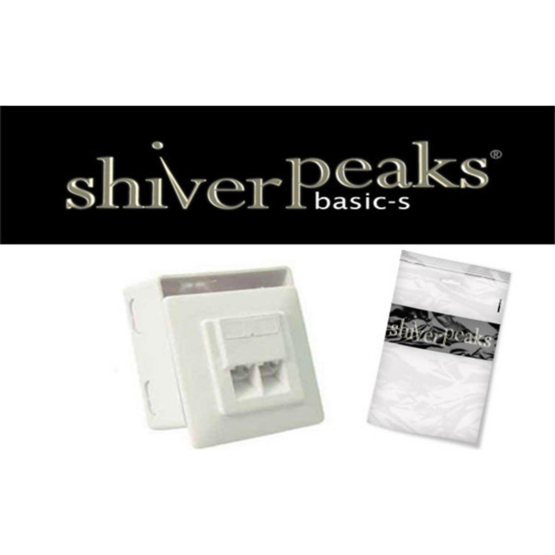 Shiverpeaks, Steckdose, -BASIC-S--Netzwerkdose-cat. 5e Netzwerkdose 2-Fach, Unterputz