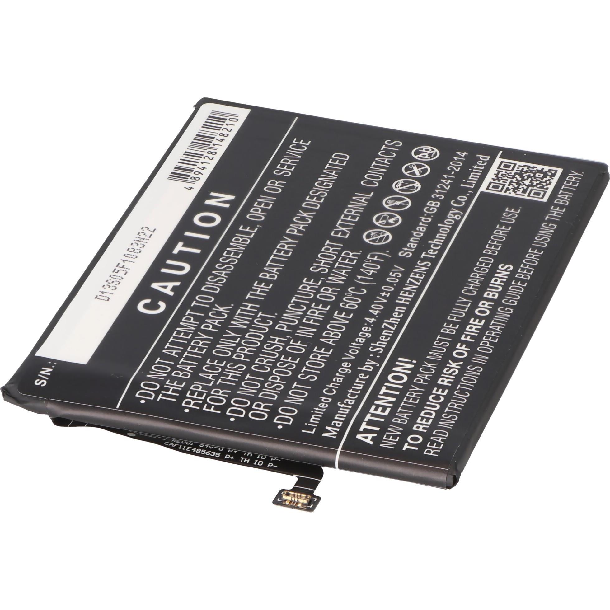 AccuCell Li-Polymer-Akku 4400mAh 3.85V für Xiaomi Redmi Note 8 Handy Akku Xiaomi BM4J, Smartphone Akku
