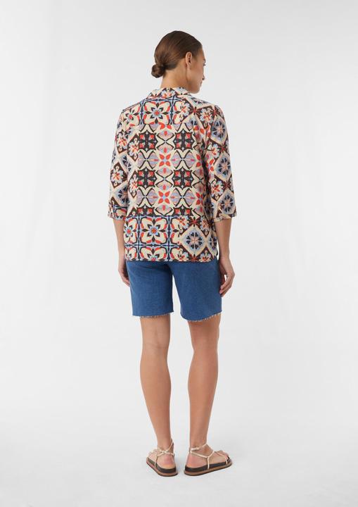 Immagine prodotto Comma Bluse Tunikabluse mit 3/4-Ärmeln und All-over-Print (40)