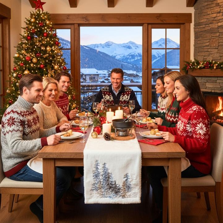 Produktbild Hermex Tischläufer Tischdeko Tischdecke Tischband Weihnachtsdeko Deko-Läufer