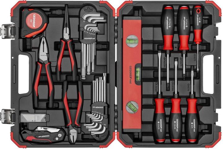 Produktbild Gedore Red red R38003043 Werkzeugsatz Messen-Schneiden-Schrauben 43-teilig (43 Teile)