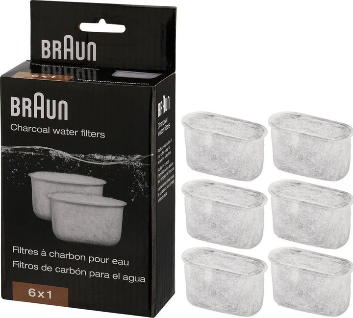 Produktbild Braun Wasserfilter Charcoal AX13210004 (6 x)