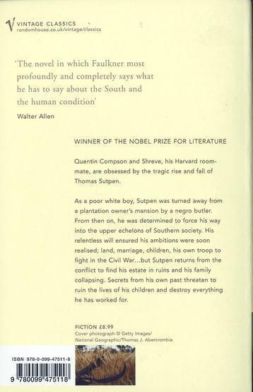 Produktbild Absalom, Absalom! (Englisch, William Faulkner, 2005)