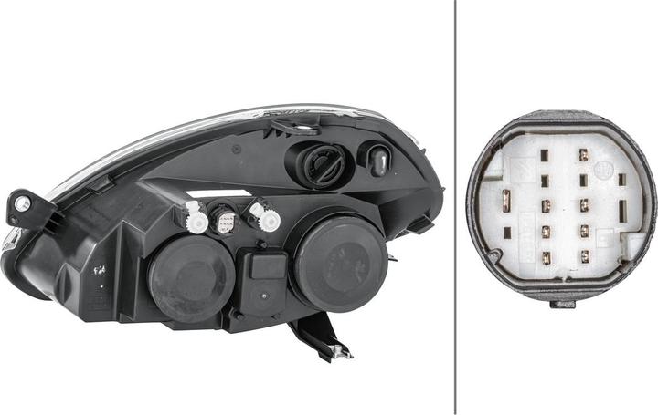 Actual product image HLL Main headlight, right (H7)