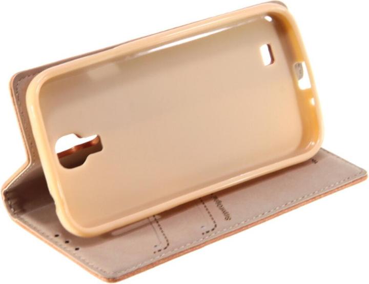 Actual product image Royal VKB Book Case Royal for Galaxy S4 - Gold (Samsung Galaxy S4, Samsung Galaxy S4 Active)