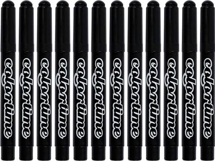 Produktbild Creativ Company Zwarte Jumbo Stiften, 12st. (Schwarz, 5 mm, 12 x)