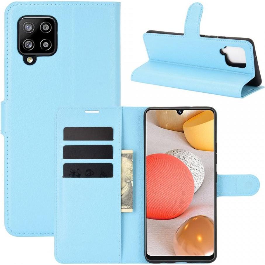 Screenguard Samsung Galaxy A42 5G Leather Guard Lederhülle (Samsung Galaxy A42 5G), Smartphone Hülle, Blau