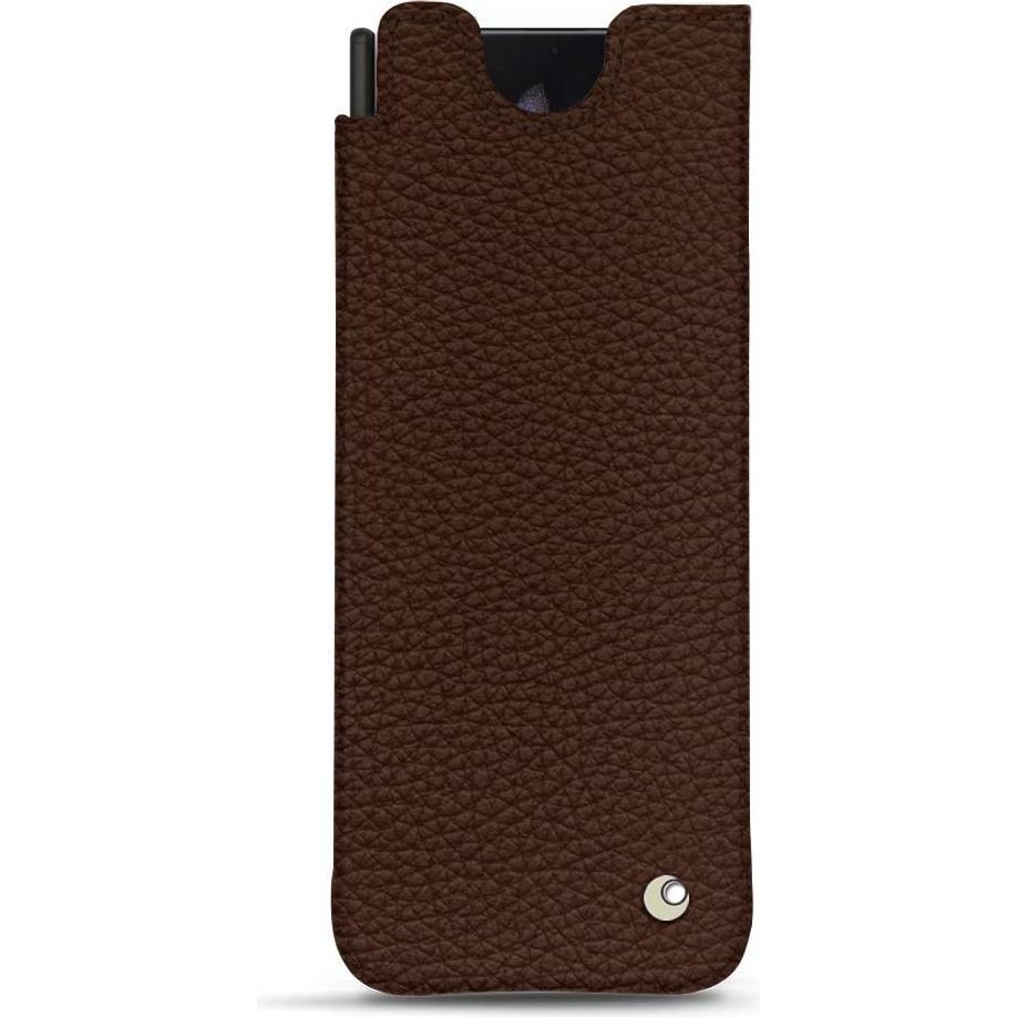 Noreve Lederschutzhülle (Samsung Galaxy Z Fold4), Smartphone Hülle, Braun
