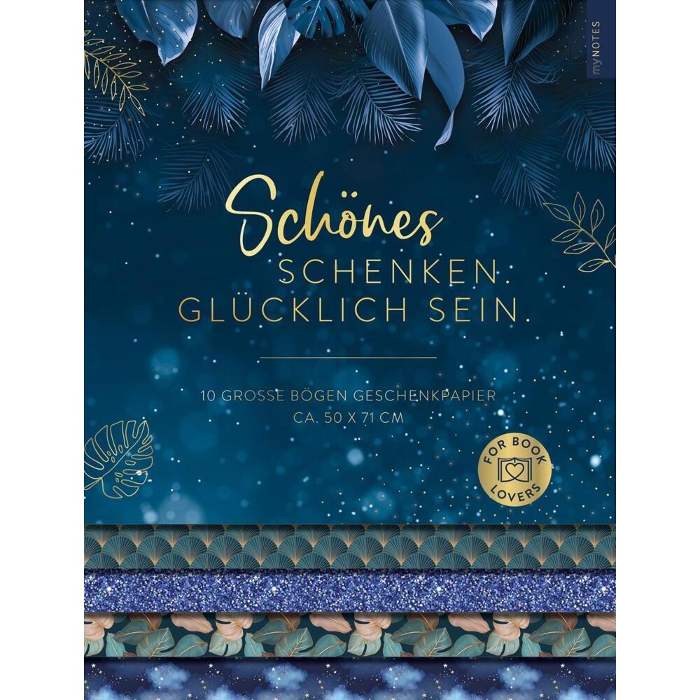 Ars Edition, Geschenkverpackung, myNOTES Papeterie: Geschenkpapier Roman (Geschenkpapier, 1 x)