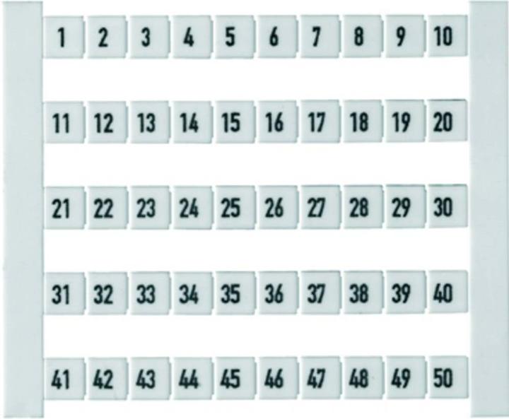 Actual product image Weidmüller Terminal marker