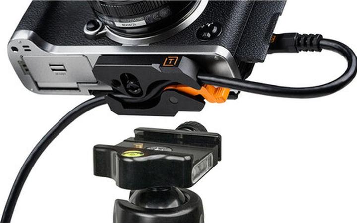 Produktbild Tether Tools LeverLock&Cable Kit Optima 10G gerade schwarz 4,6m (Kabel)