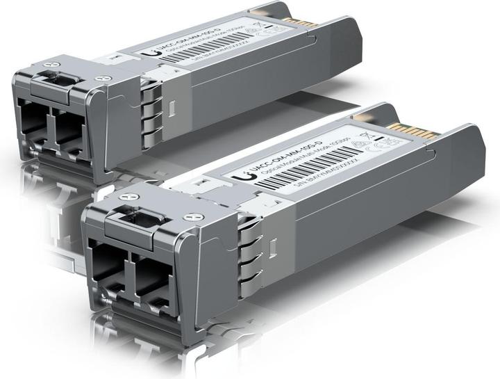 Actual product image Ubiquiti SFP+ transceiver that