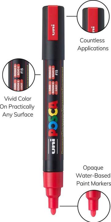 Image du produit Posca Marqueur moyen PC-5M (1x)