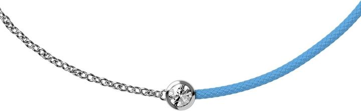 Produktbild Ice Bracciale Diamante Mezza Catena Cotone Blu (Edelstahl)