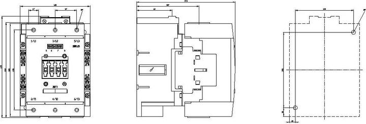 Image du produit Siemens CONTACT,3 PÔLES,S6,400VAC,55KW
