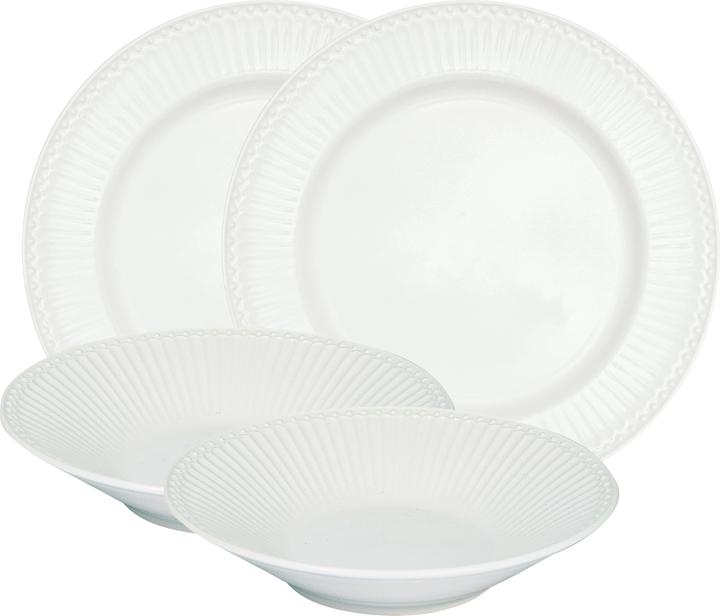 Actual product image Greengate Alice dinner set white 4 pcs (4 pcs.)
