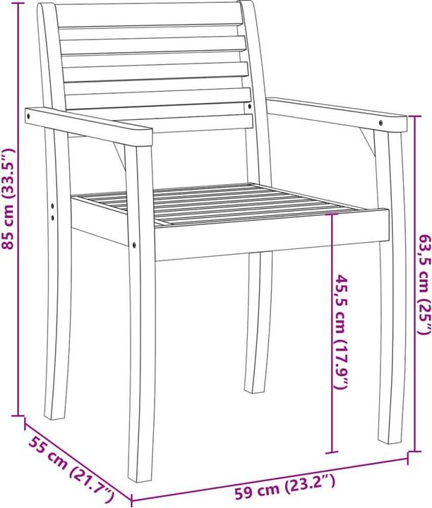 Immagine prodotto vidaXL Gartenstuhl