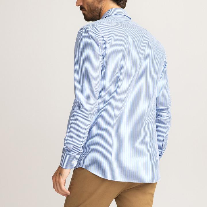 Immagine prodotto La Redoute Collections Camicia a righe con collo francese (M)