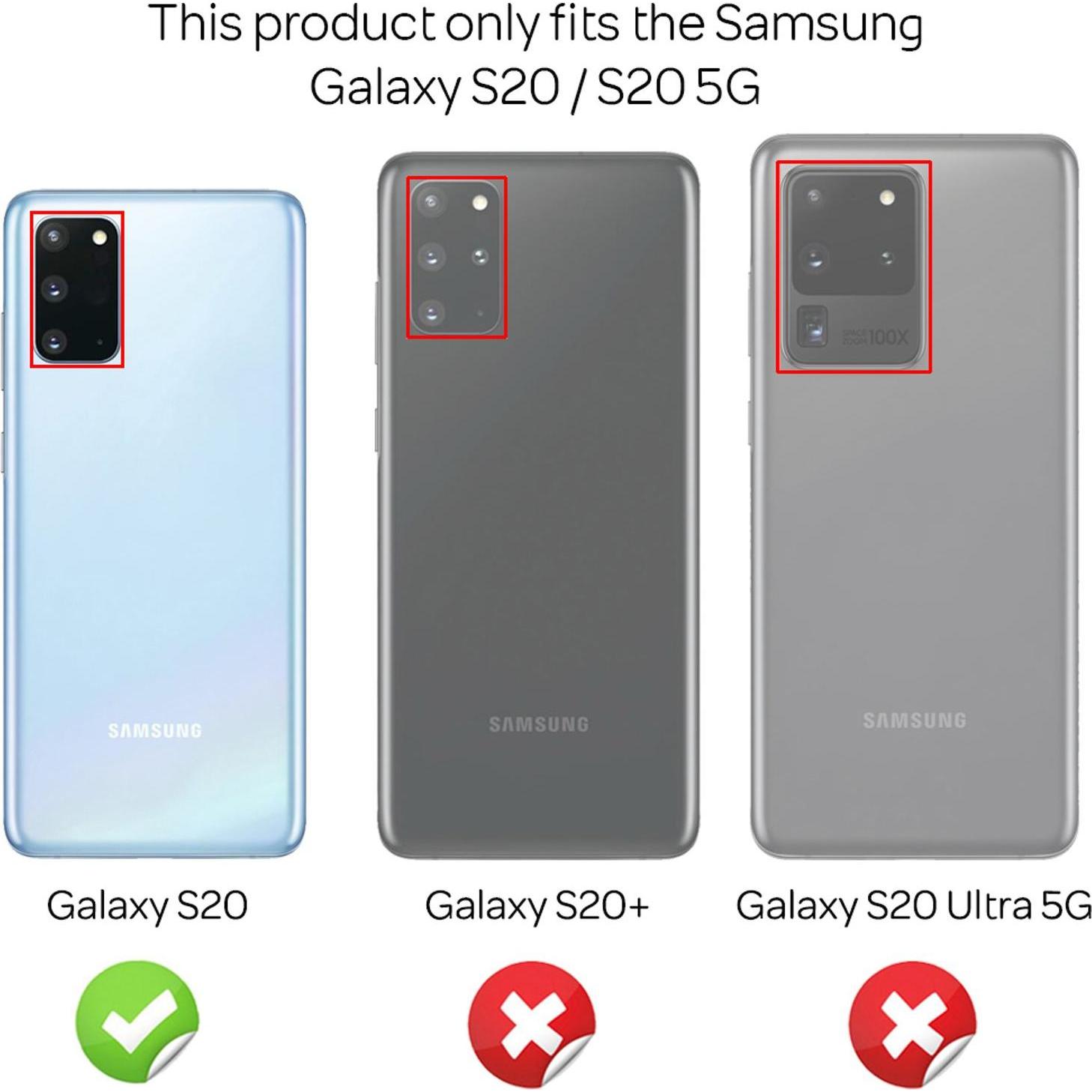 Thumbnail - Nalia Handyhülle (Samsung Galaxy S20), Smartphone Hülle, Gelb