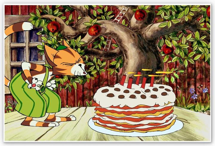Pettersson und Findus Gâteau d'anniversaire