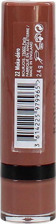 Actual product image Bourjois Rouge Velvet The Lipstick (22 Moka-Dero)