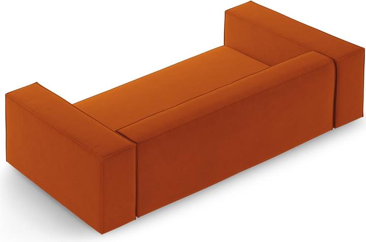 Actual product image Cosmopolitan Design Velvet Sofa, "Arendal", 2 Seats, Terracotta, 180x102x70 Made in Europe (2 person sofa)