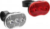 Immagine prodotto Benson Promozione luce bici LED bianca e rossa 2 pezzi