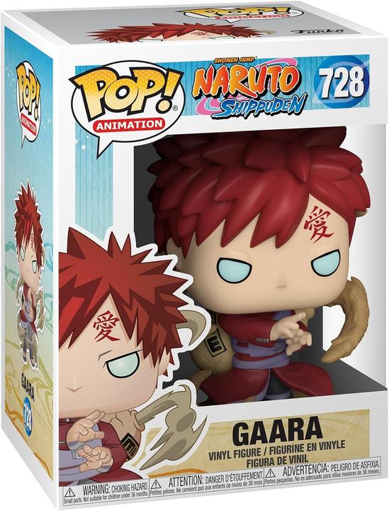 Actual product image Funko Pop! Animation: Naruto - Gaara