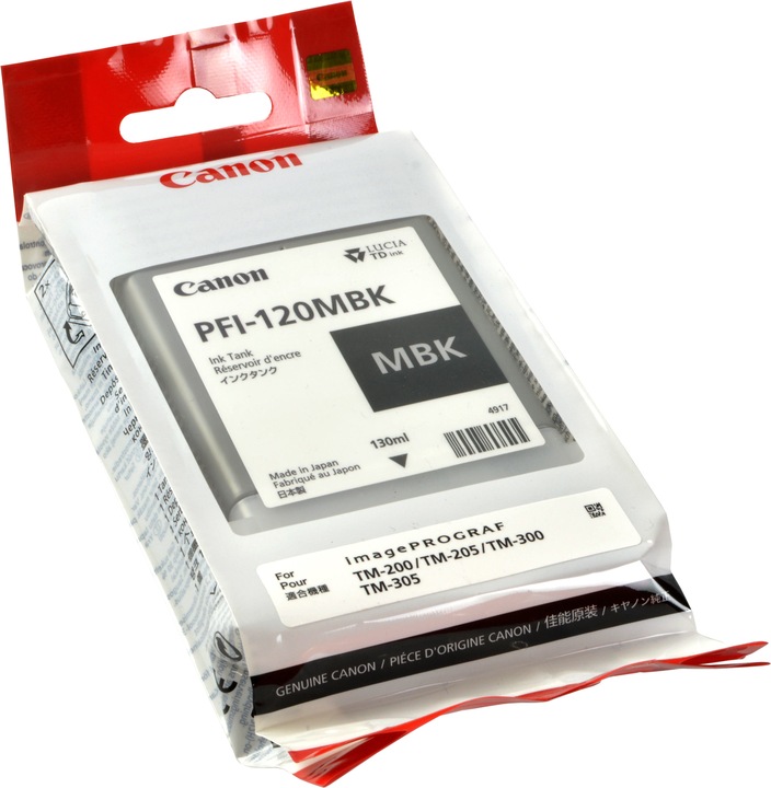Actual product image Canon PFI-120 (MBK)