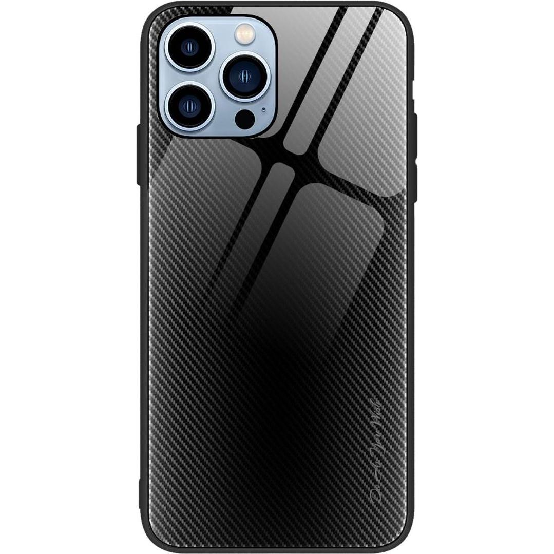 König Design Hülle Handy Schutz für Apple iPhone 12 13 14 Pro Max mini Plus Case Glas Cover (Apple iPhone 11), Smartphon...