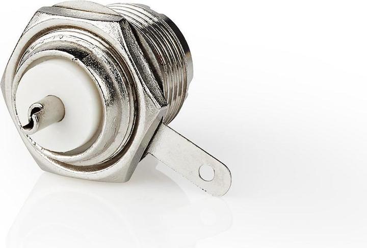Produktbild Nedis PL259 Stecker gerade Buchse Vernickelt 75 Ohm Chassis Kabeleingangsdurchmesser: 5.0 mm Metall