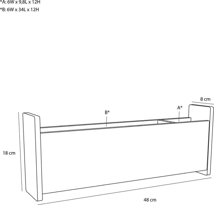 Actual product image Hübsch AtHand Organiser Natural
