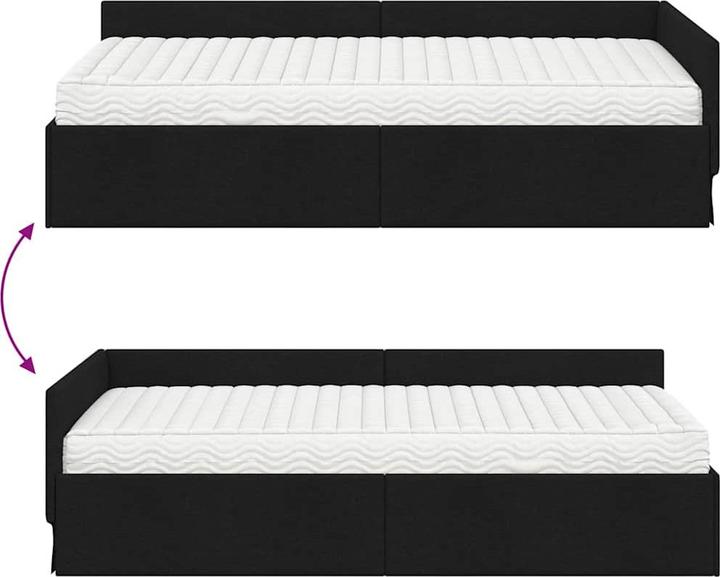 Image du produit vidaXL Eckbettgestell (80 x 200 cm)