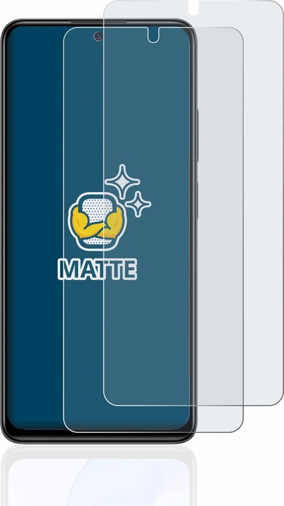 Actual product image BROTECT Anti-glare screen protector matt (2 Piece, Xiaomi Redmi Note 11 Pro 5G)