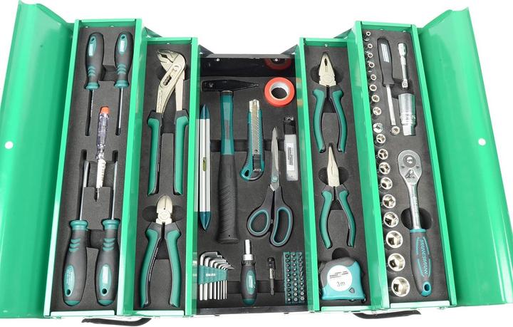 Actual product image Mannesmann Tool set metal tool box 88 pcs. (88 pieces)