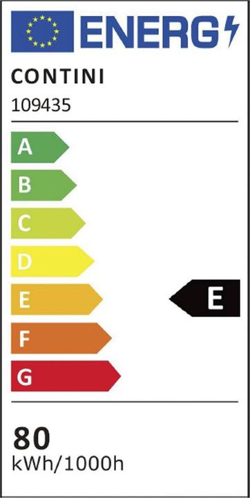 Label énergétique Contini Flare (4600 lm)