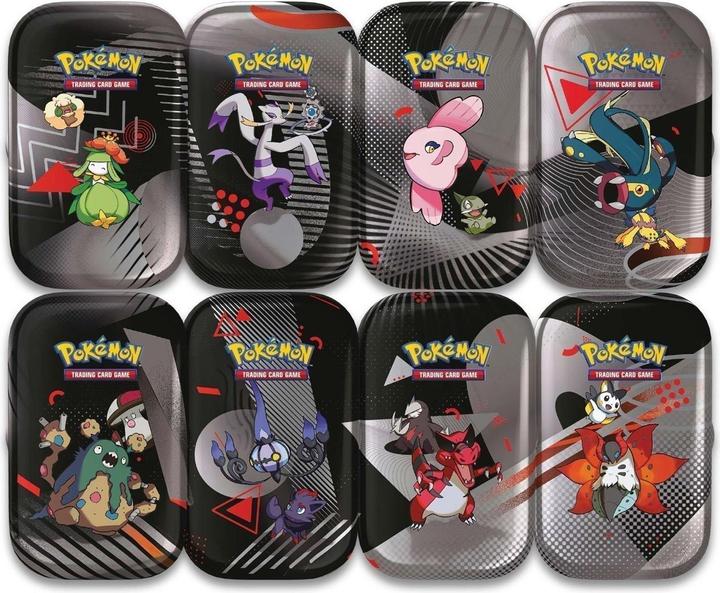 Actual product image Pokémon KP10.5 Schwarze Blitze & Weisse Flammen Mini Tin Display DE (Booster Pack)