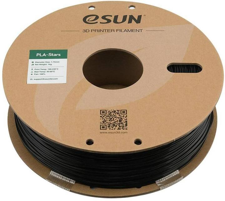 Immagine prodotto eSUN Galaxy Black 1 kg (PLA, 1.75 mm, 1000 g, Nero)
