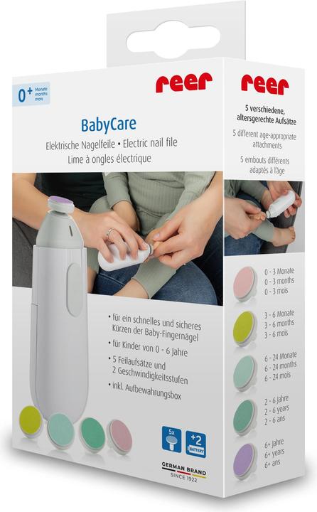Actual product image Reer BabyCare electric nail file