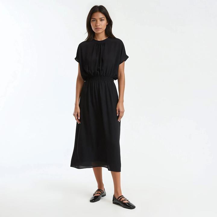 Produktbild La Redoute Collections Ausgestelltes Maxikleid mit gesmokter Taille (44)