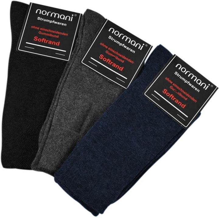 Produktbild Normani 6 Paar Komfortsocken mit Softrand (6er Pack, 43 - 46)