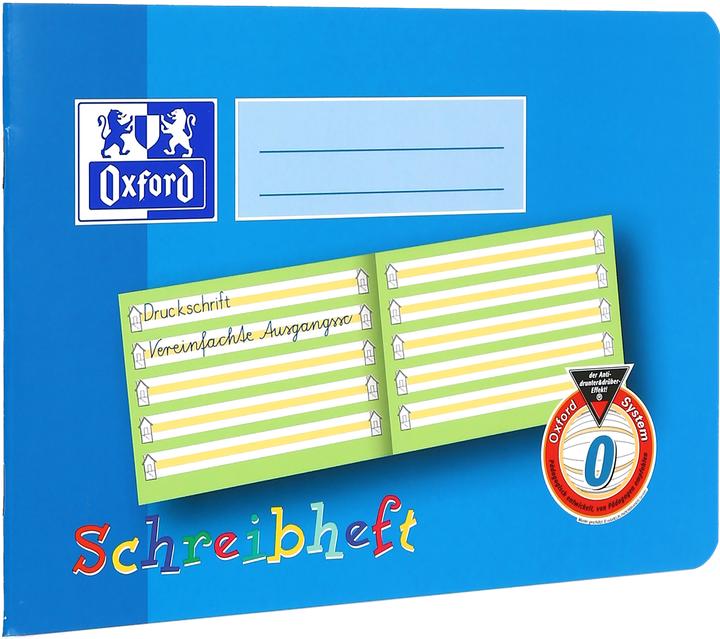 Image du produit Oxford Cahier d'écriture A5 horizontal (A5, Couverture rigide)