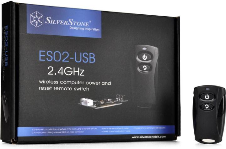 Produktbild Silverstone SST SST-ES02-USB (Gerätespezifische Fernbedienung, Radio Frequency (RF))