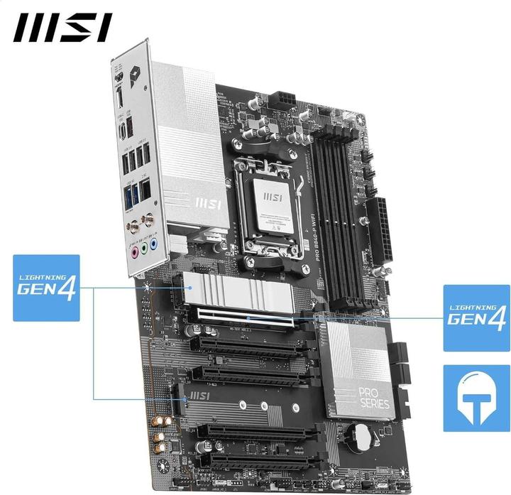 Image du produit MSI PRO B840-P WIFI (AM5, AMD B840, ATX)