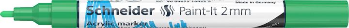 Valeurs nutritives et ingrédients Schneider Marqueur acrylique Paint-It 310 2mm vert (1 x)